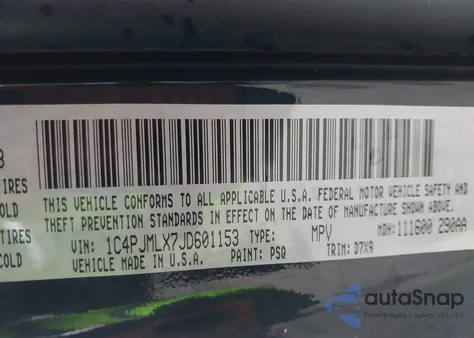 2018 Jeep Cherokee Latitude Plus 4X4 z USA, uszkodzony, nr VIN 1C4PJMLX7JD601153